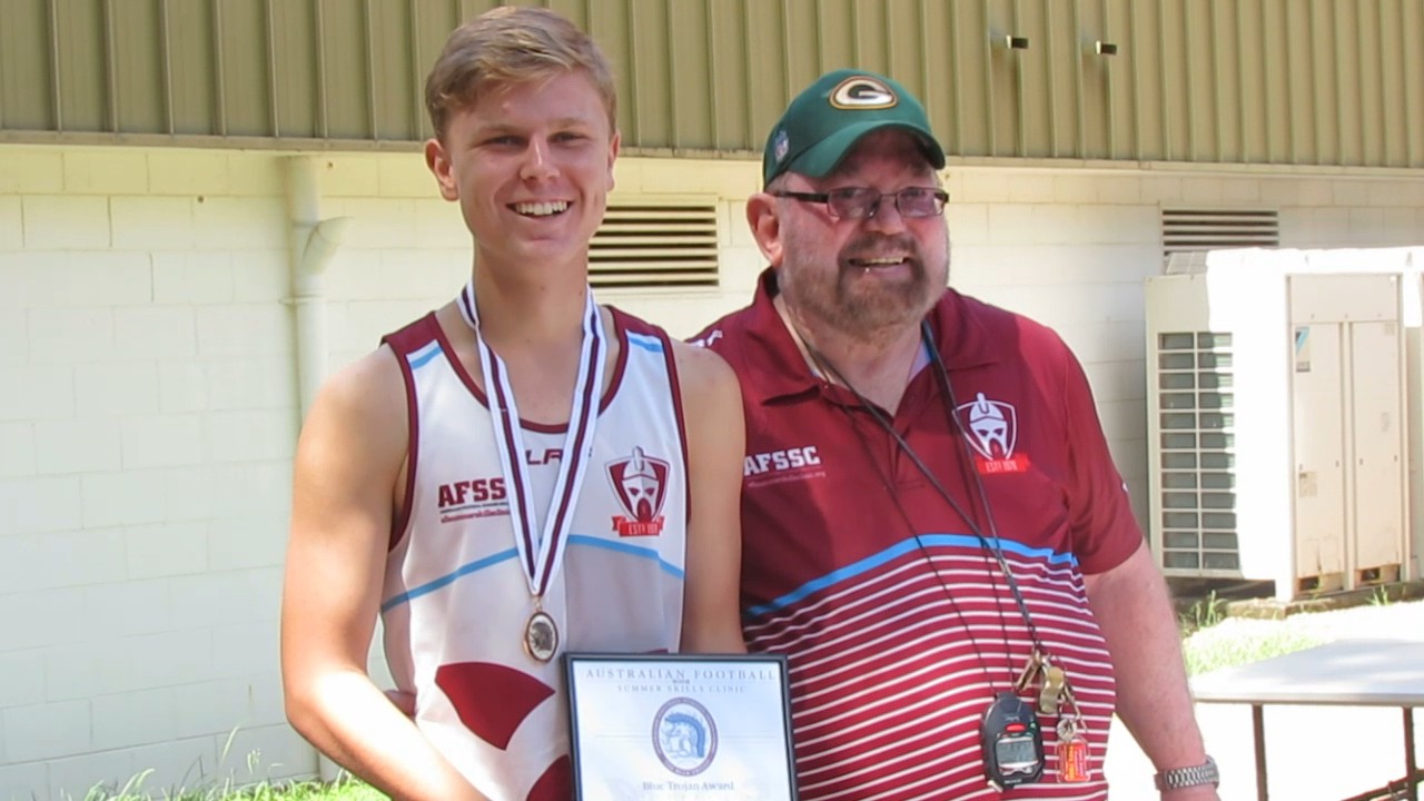 Year 38 Blue Trojan Medal Award